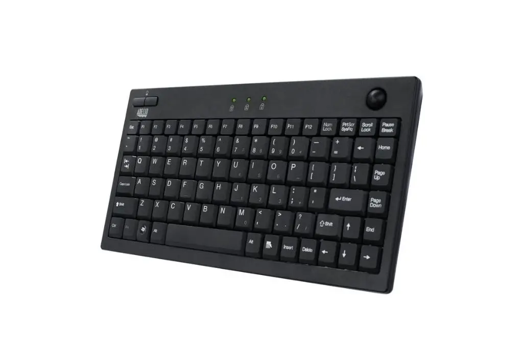 Adesso AKB-310UB - Mini Trackball USB Keyboard