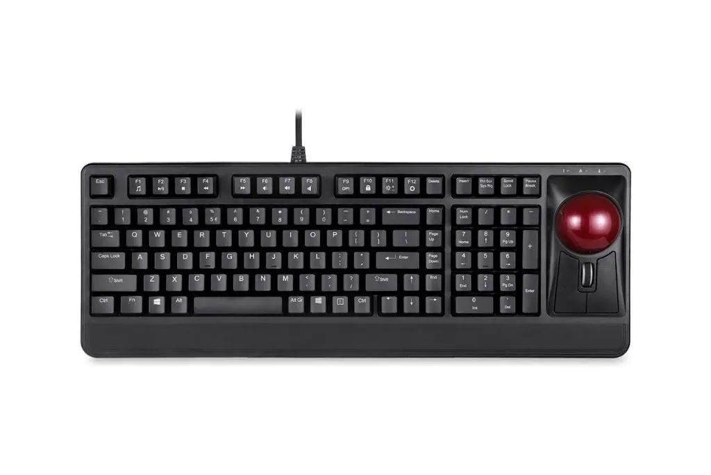 Perixx Periboard-522 Wired Trackball Mechanical Keyboard