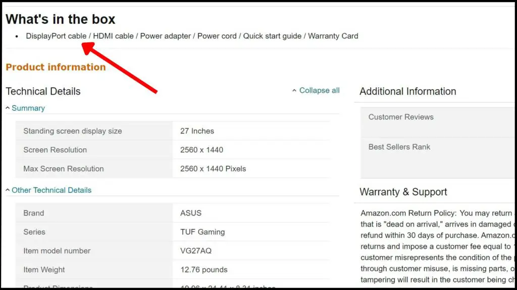 Item Description