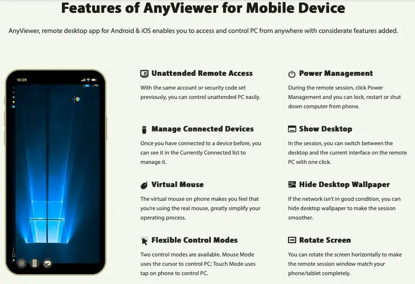 anyviewer features